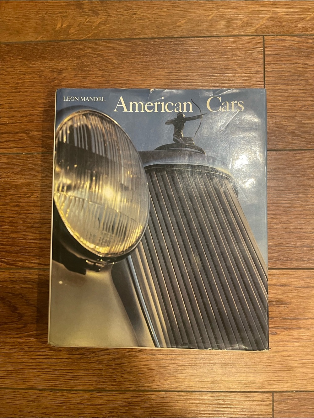 American Cars by Leon Mandel - Hardcover Coffee Table Book (Blue Cover)